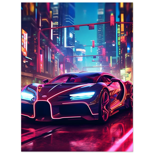 Bugatti Chiron - Poster