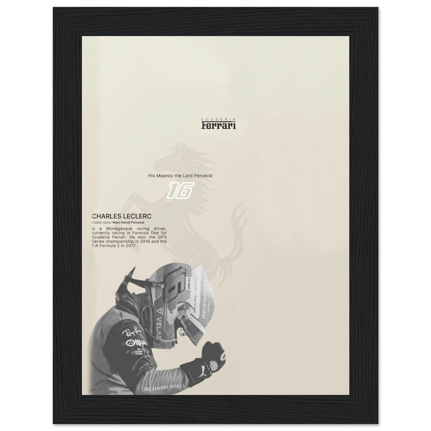 CHARLES LECLERC - Poster