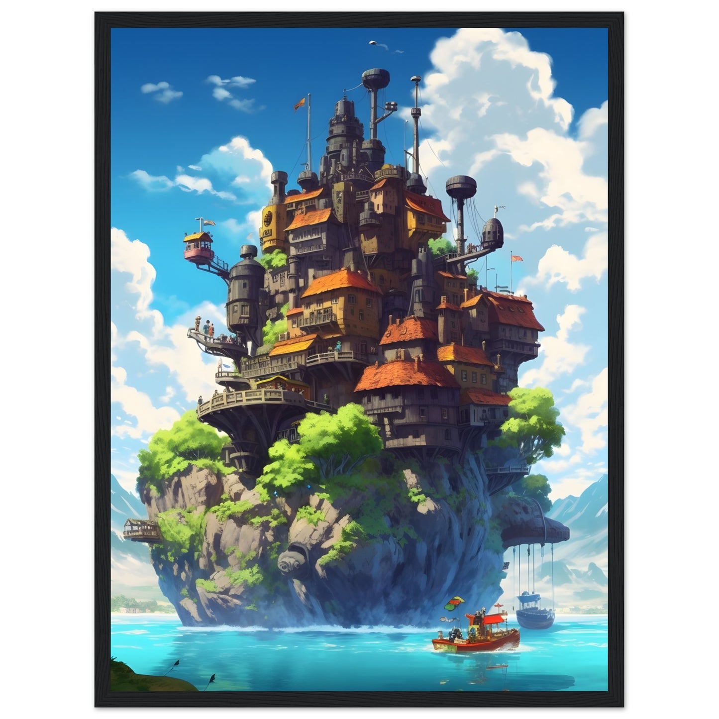 Island Castle - Poster