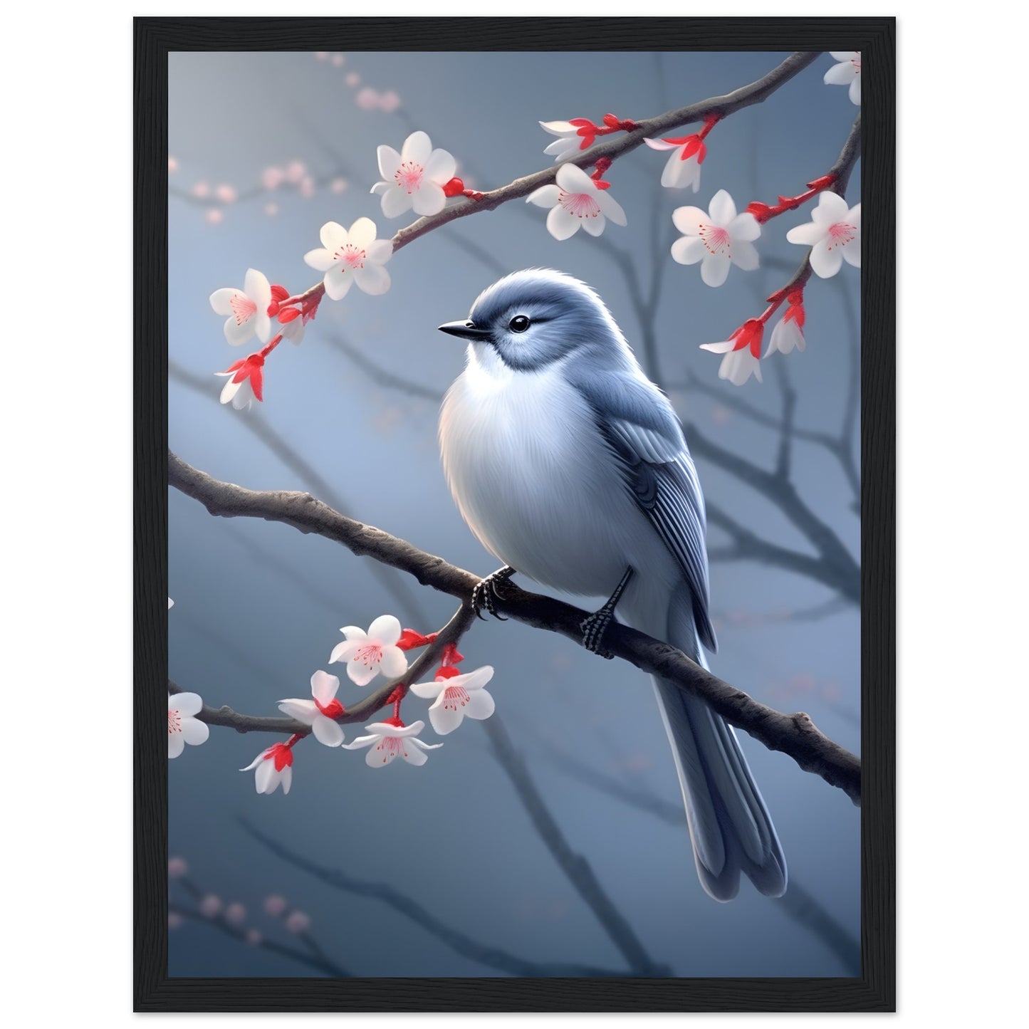 Cherry Blossom Songbird - Poster