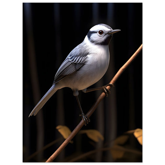 Enchanting Japanese Songbird - Poster