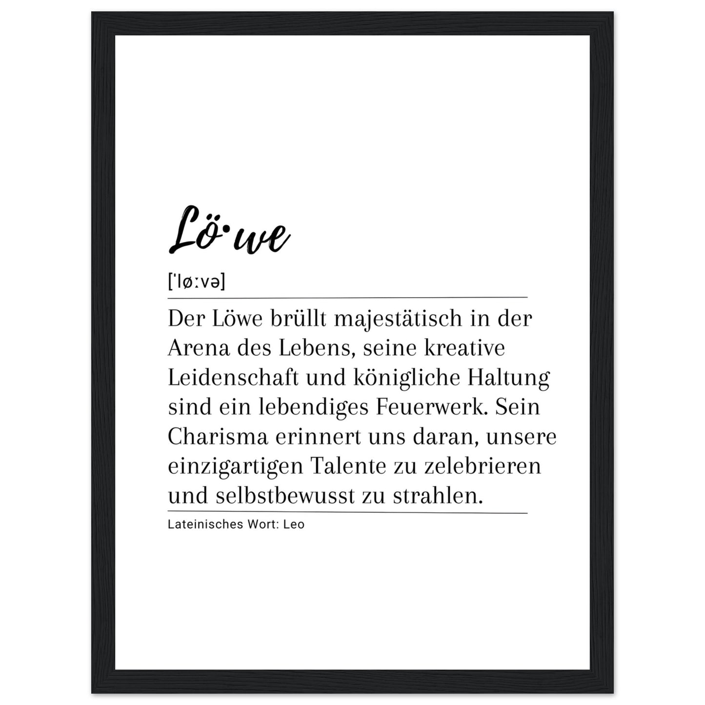 Löve - Poster