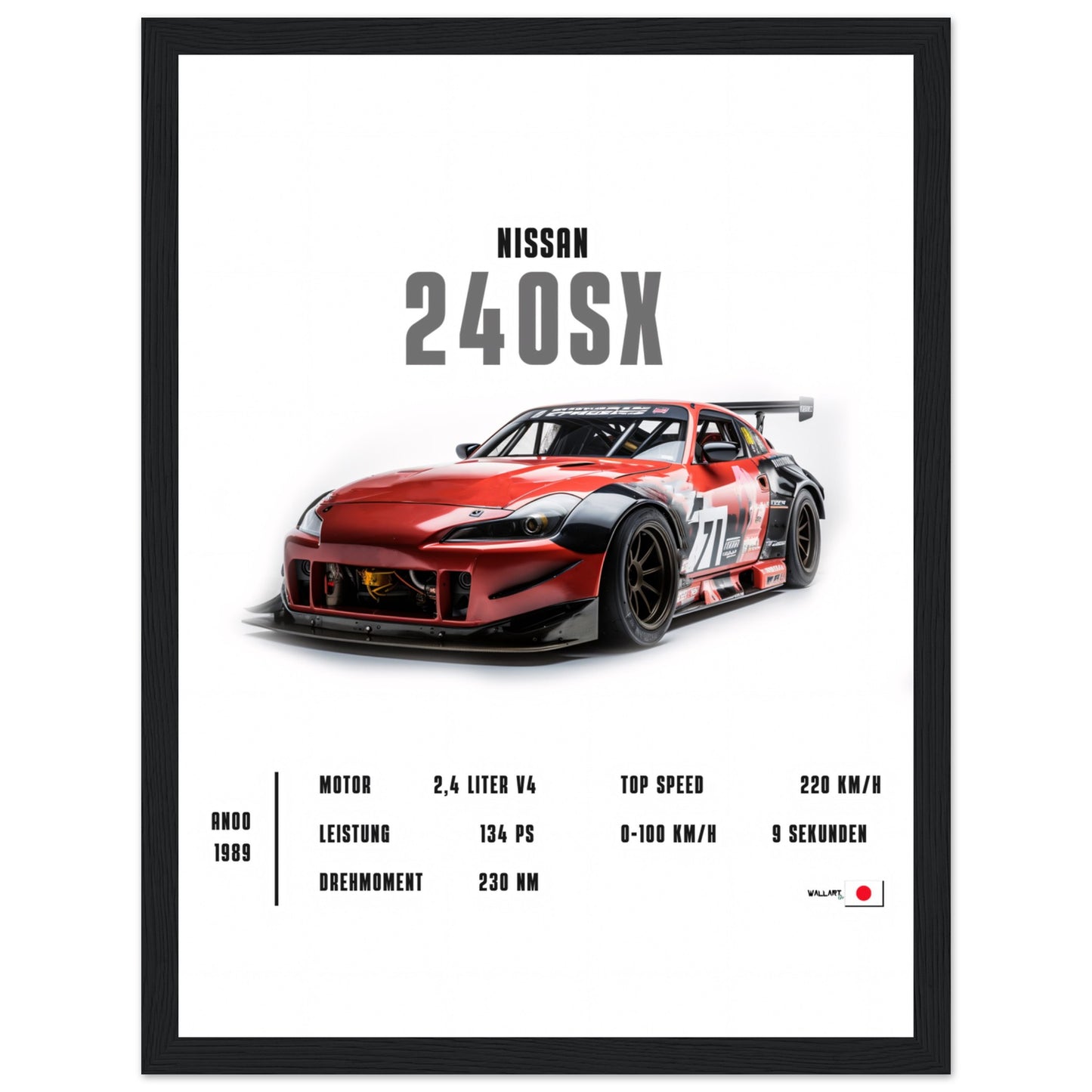 Detailed 240SX - Poster