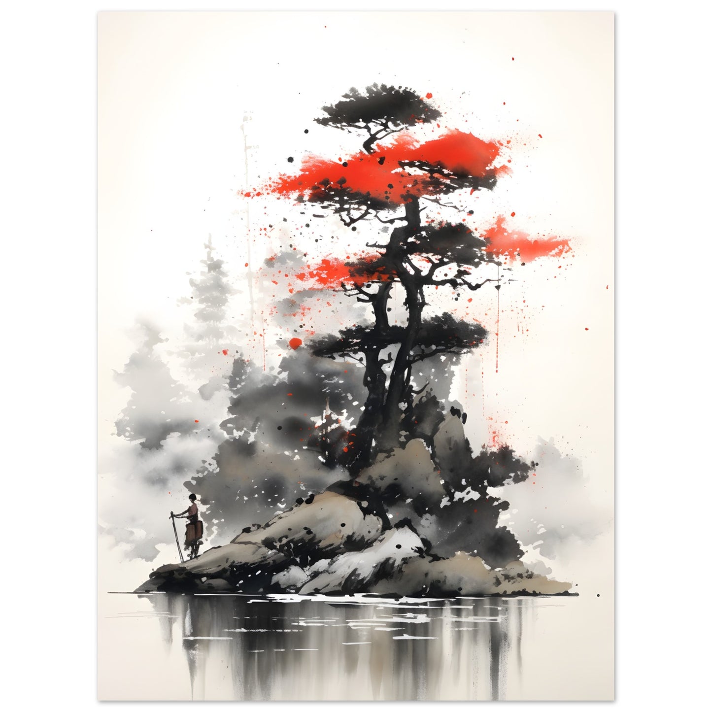 Zen in Tinte - Poster