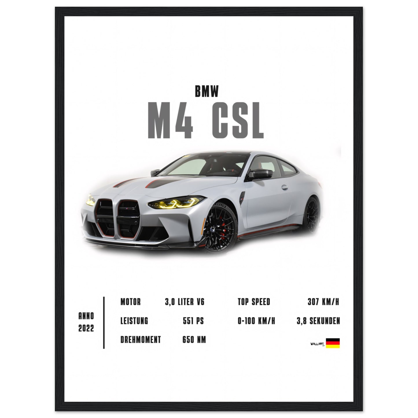 Detailed M4 CSL - Poster