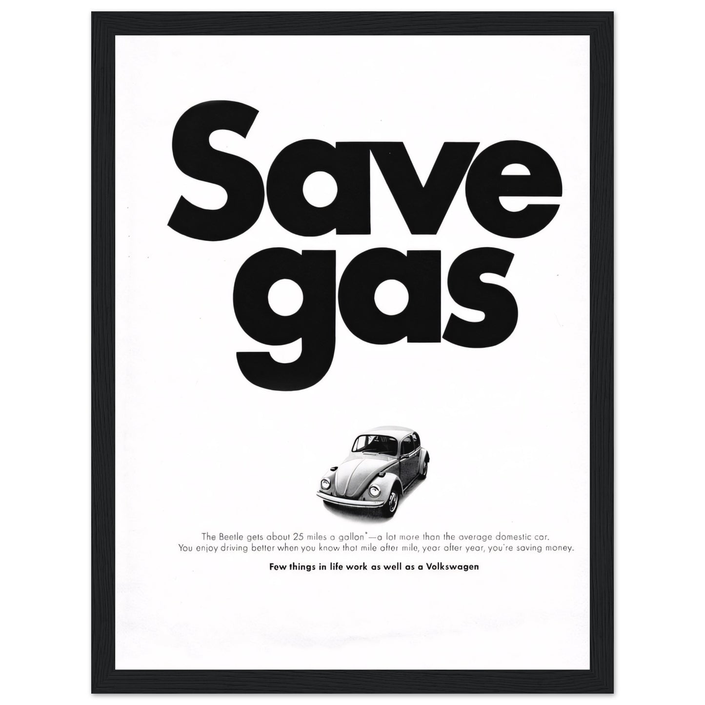 Save gas - Poster
