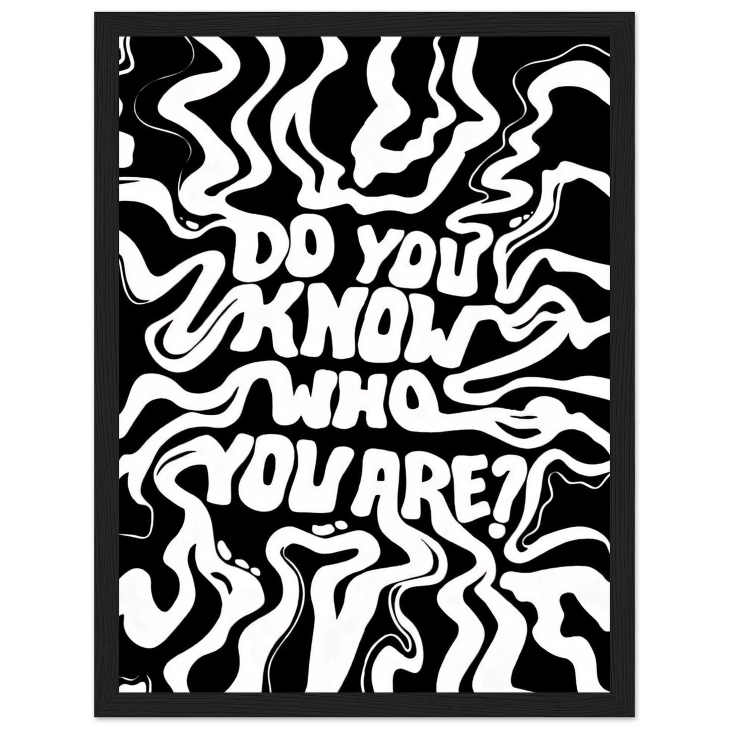 Do you know who you are? - Poster