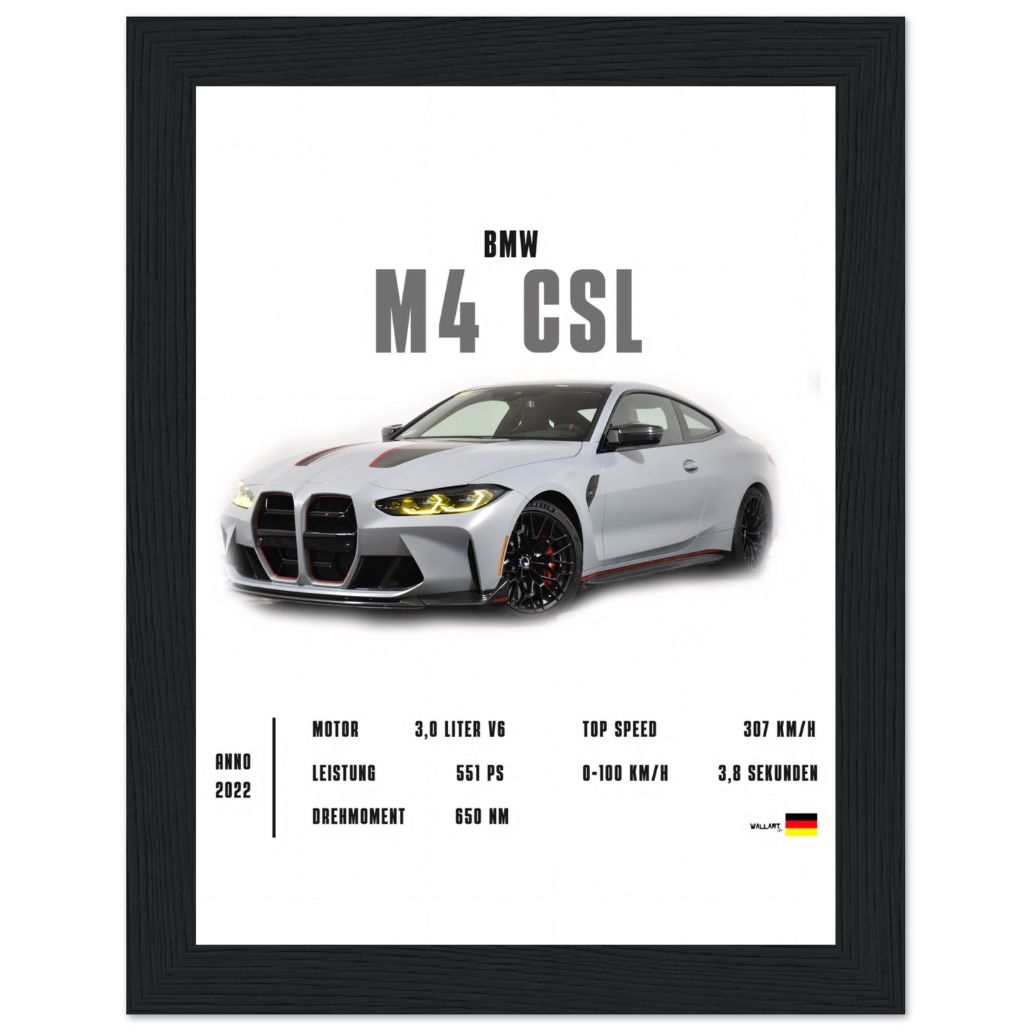 Detailed M4 CSL - Poster