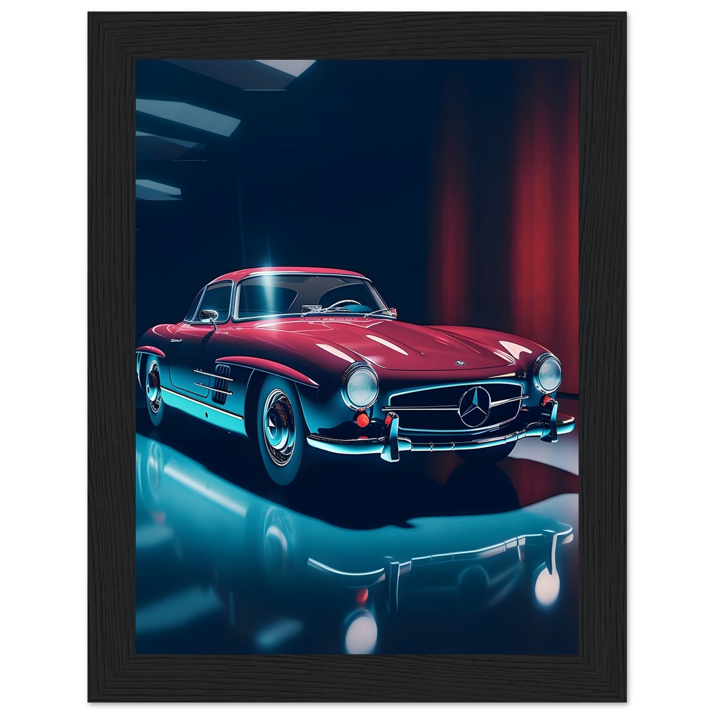 1957 Mercedes Benz 300 SL - Poster