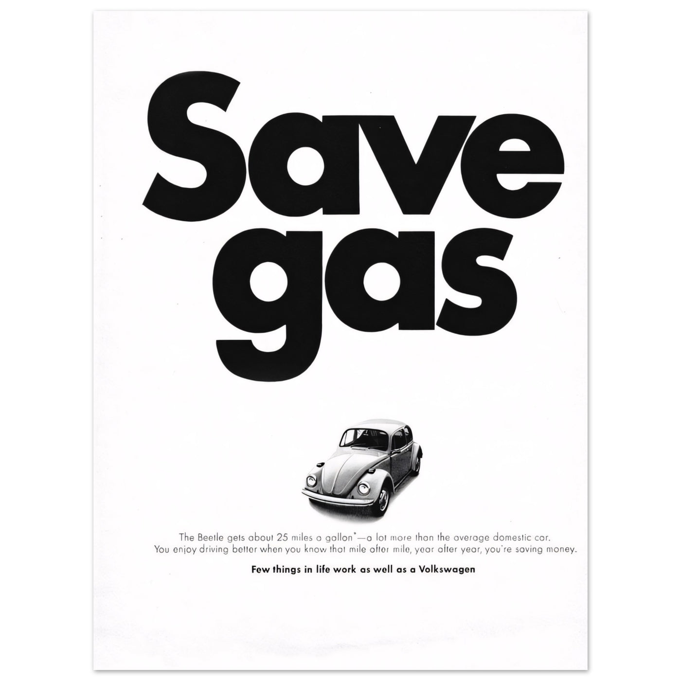 Save gas - Poster