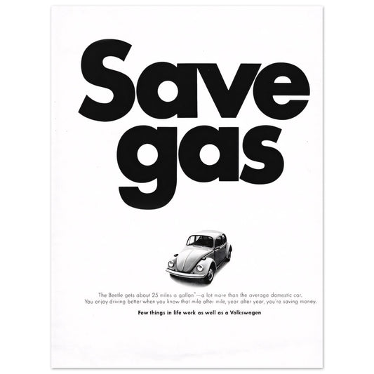 Save gas - Poster