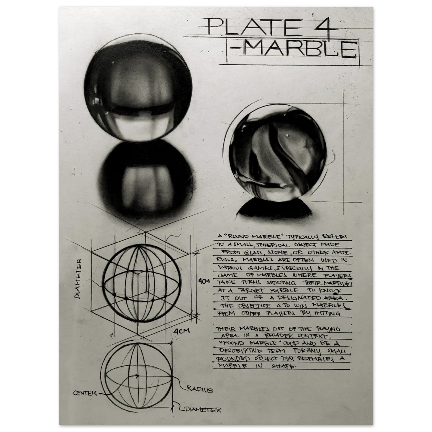Marble - Poster