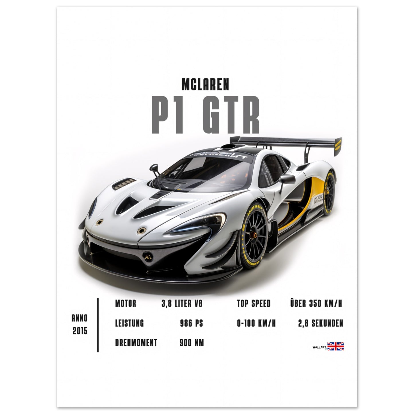 Detailed P1 GTR - Poster