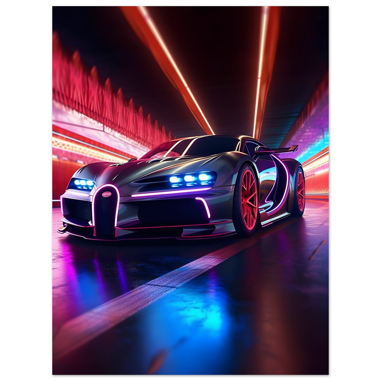 Bugatti Chiron - Poster