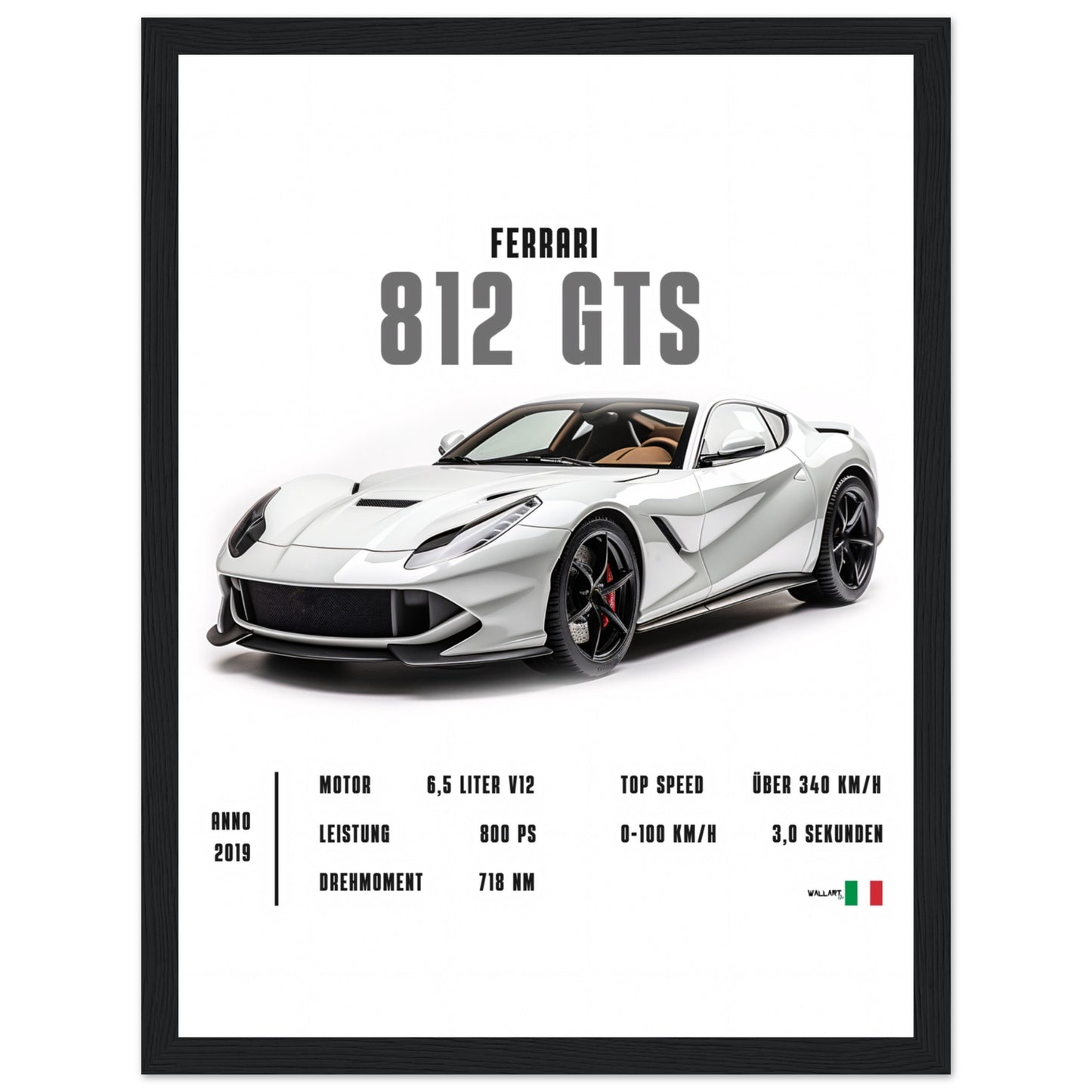 Detailed 812 GTS - Poster