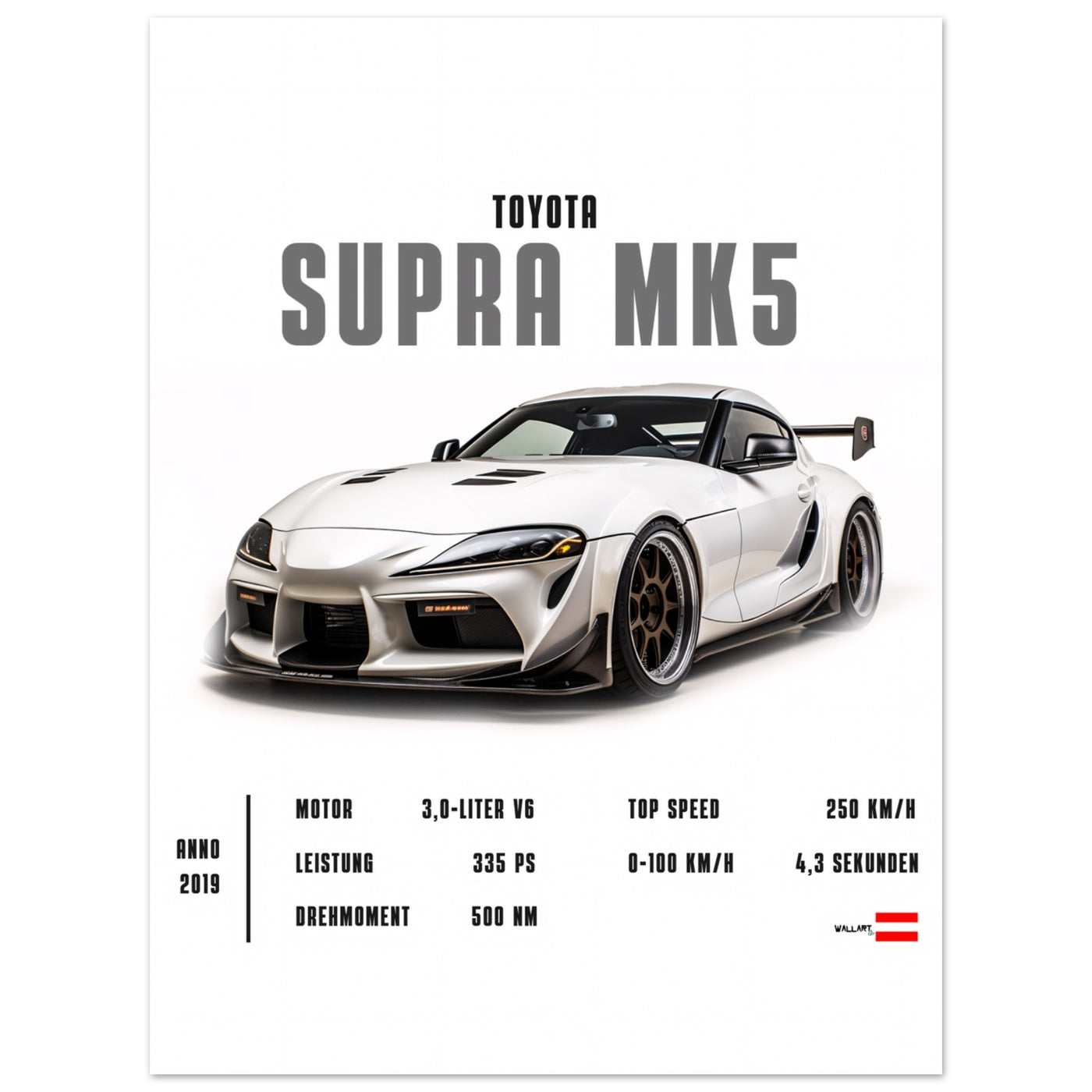 Detailed Supra MK5 - Poster