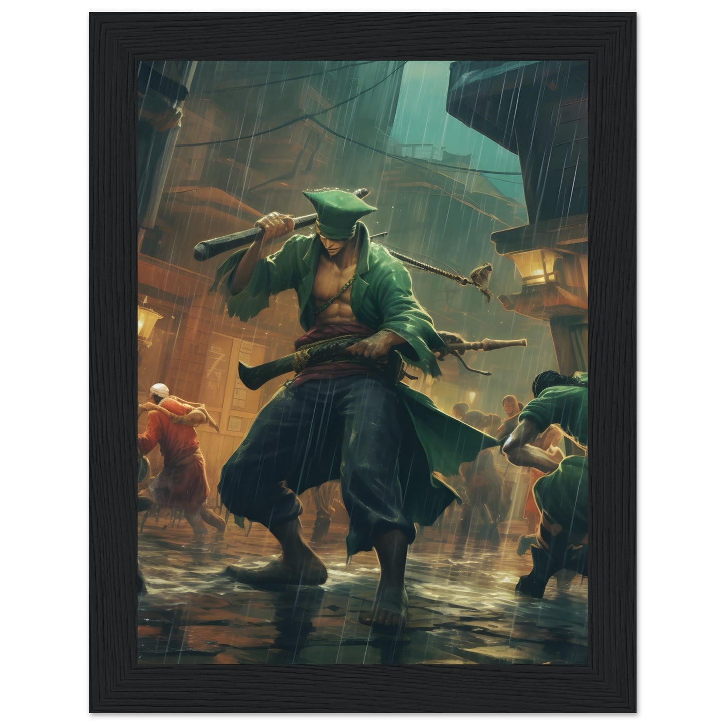 Enfrentamiento de capa y espada - Póster 