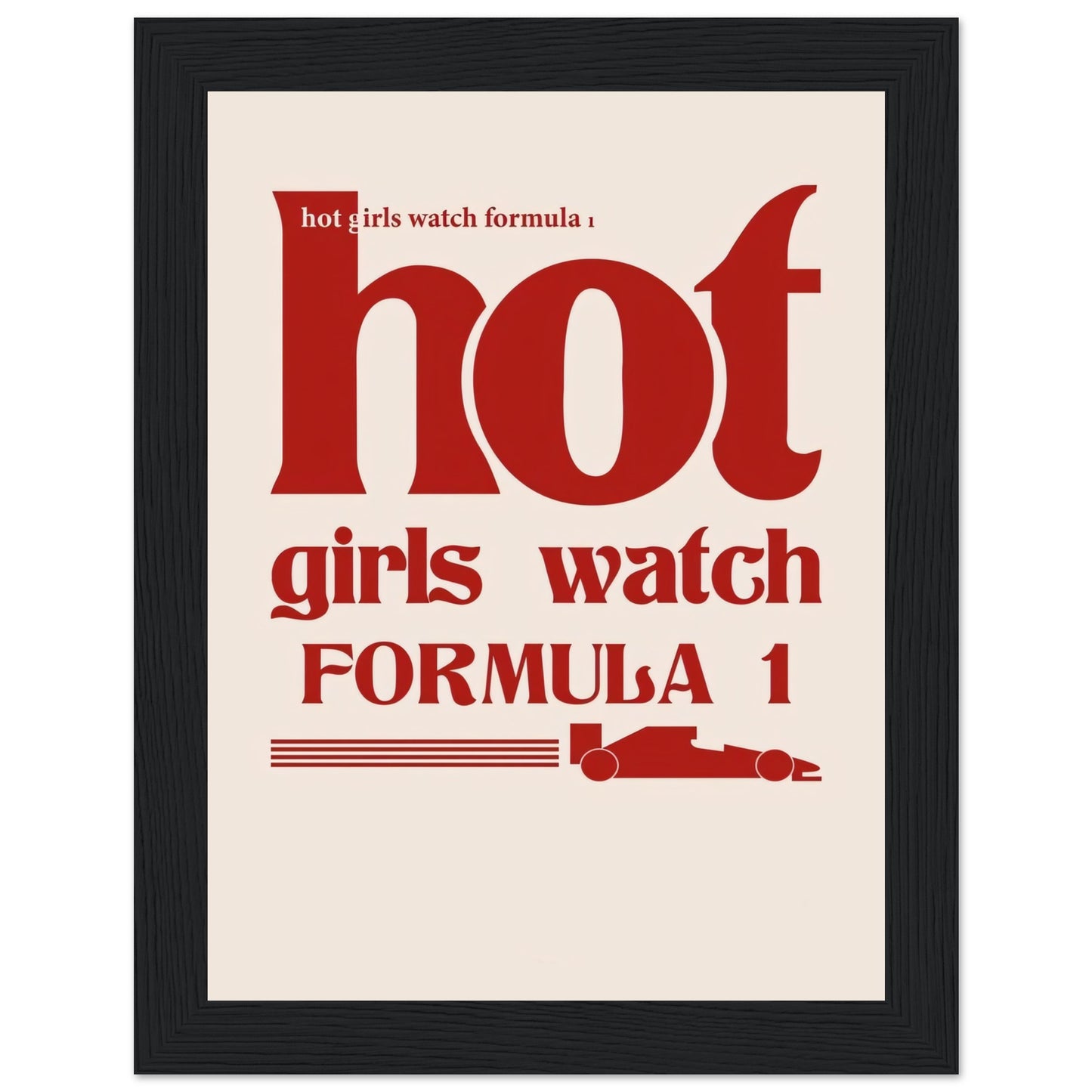 hot girls watch Formula 1 - Poster