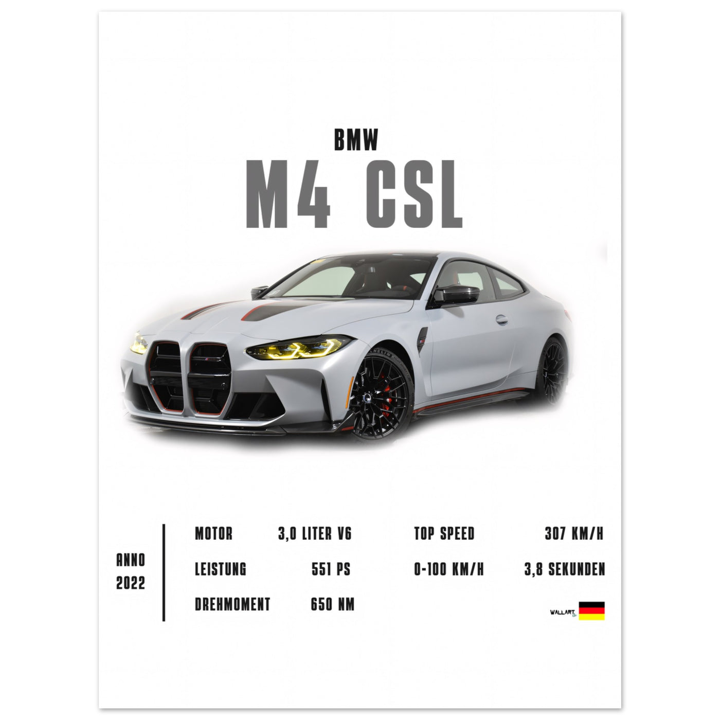 Detailed M4 CSL - Poster