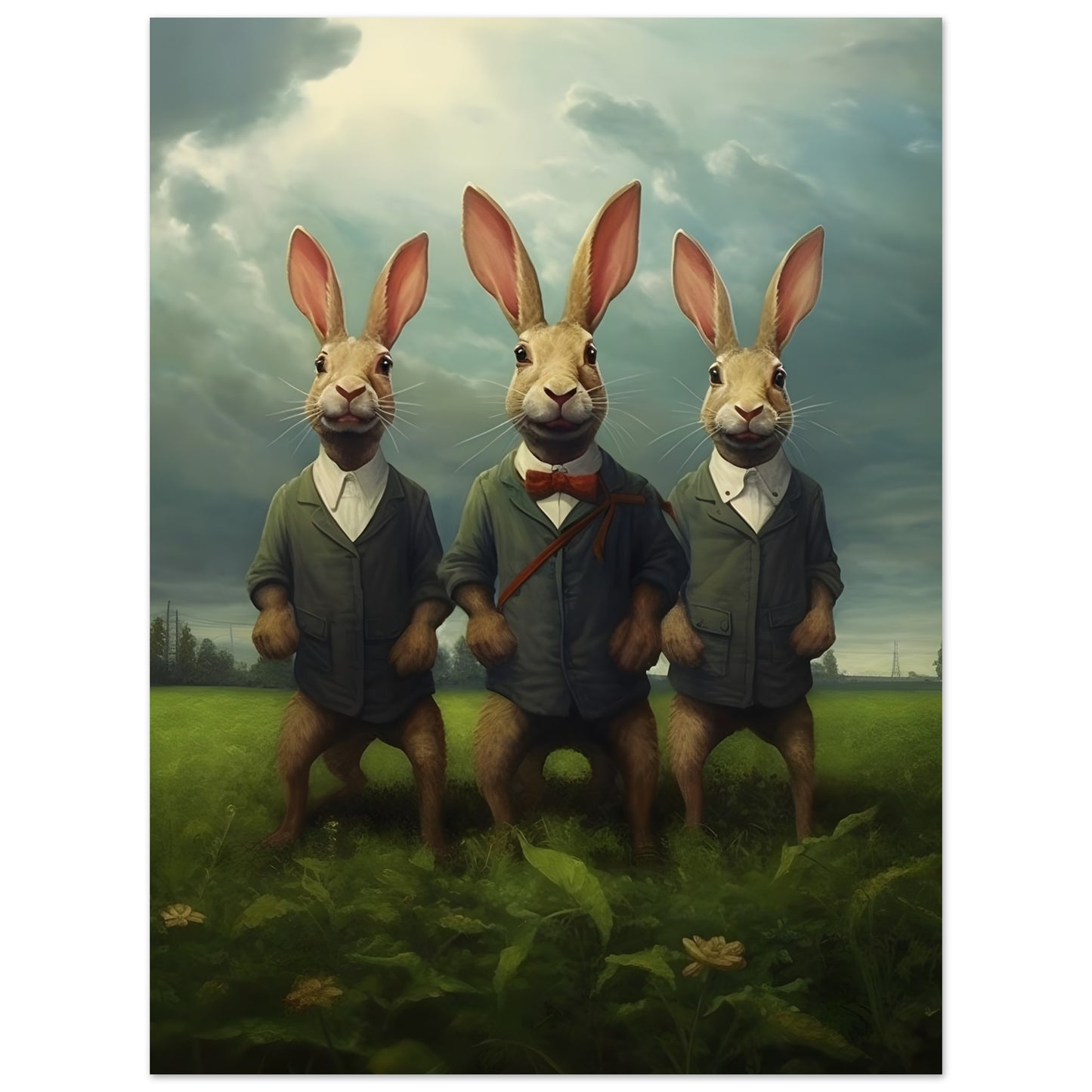 Suited Buns - Poster