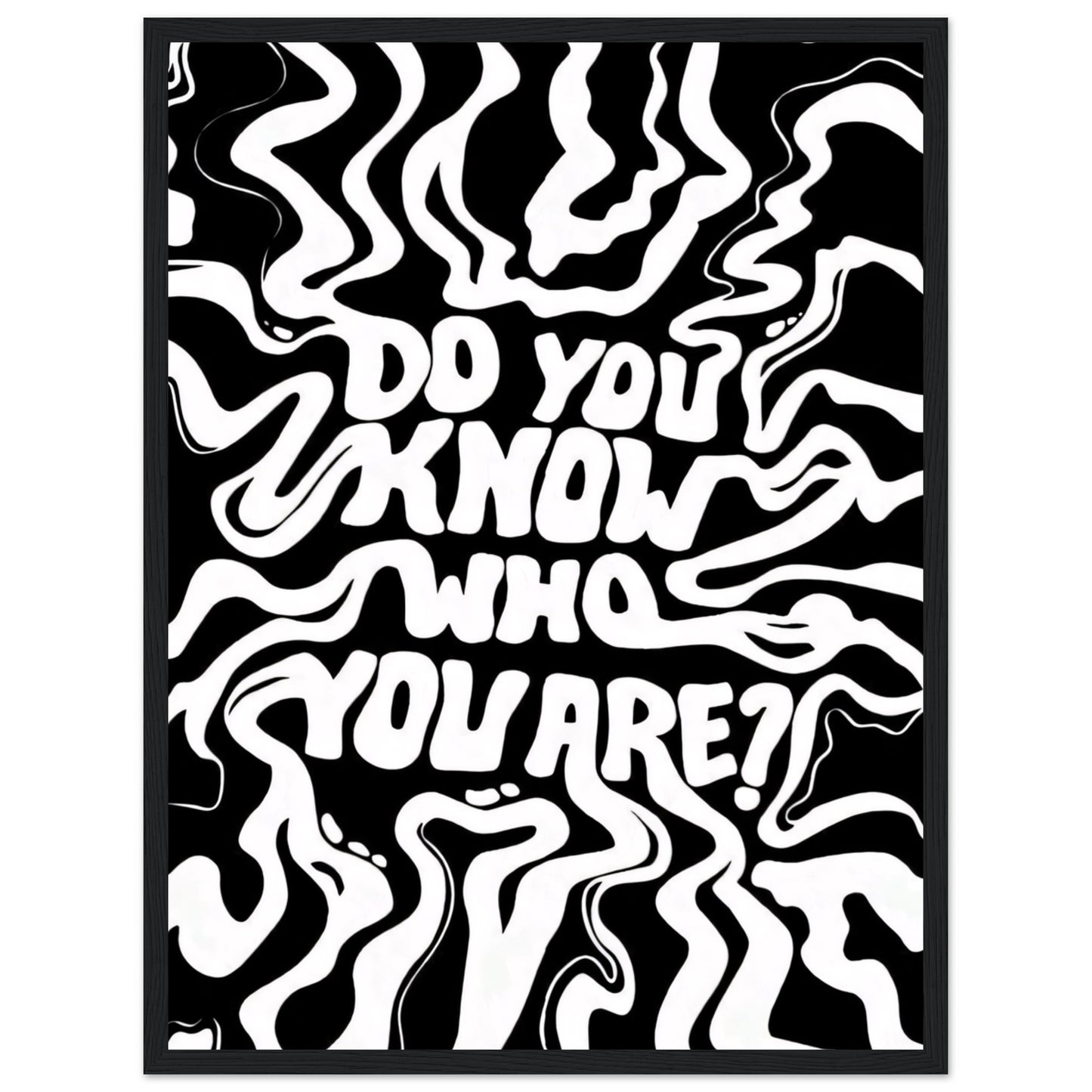 Do you know who you are? - Poster