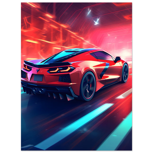 Chevrolet Corvette - Poster