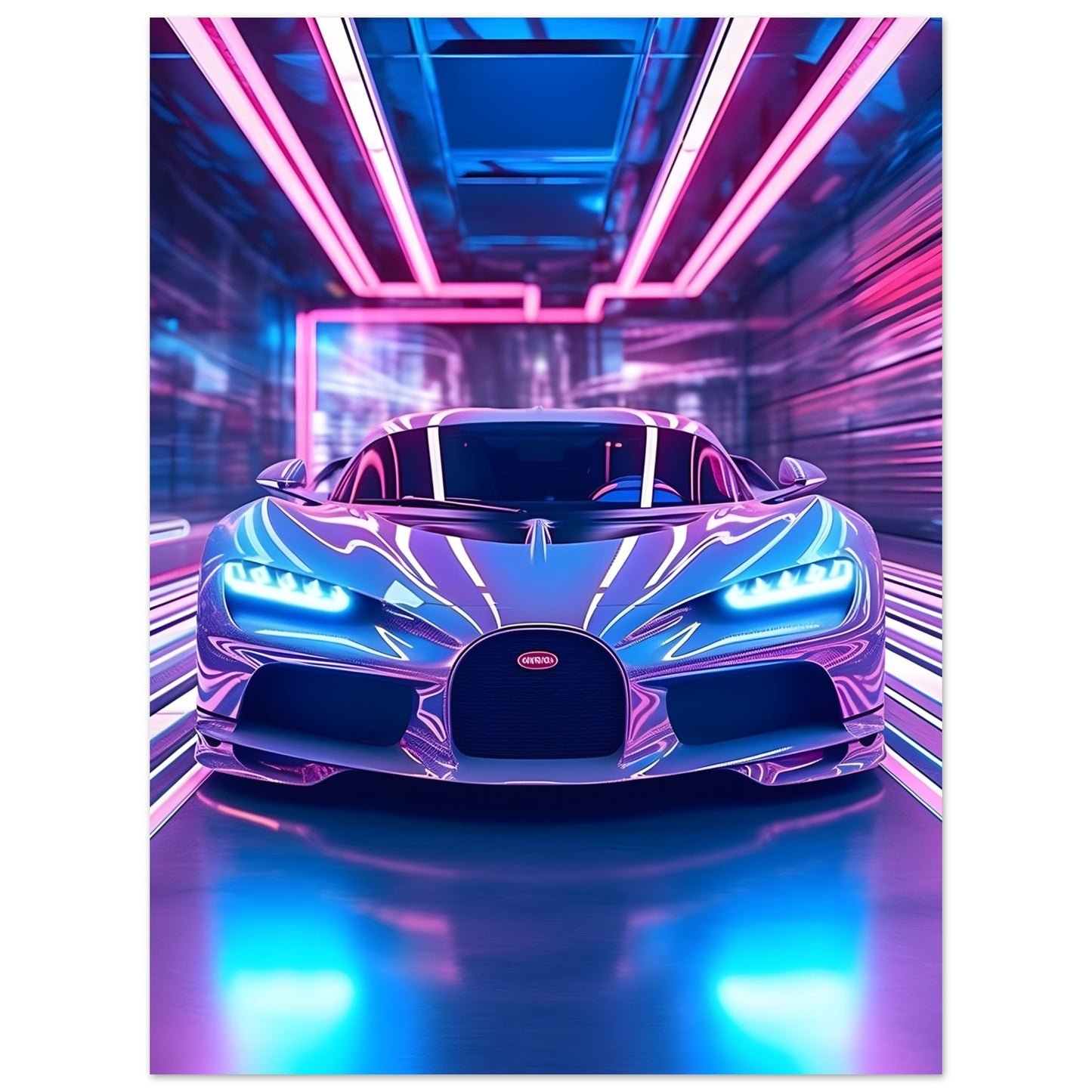 Bugatti Chiron - Poster
