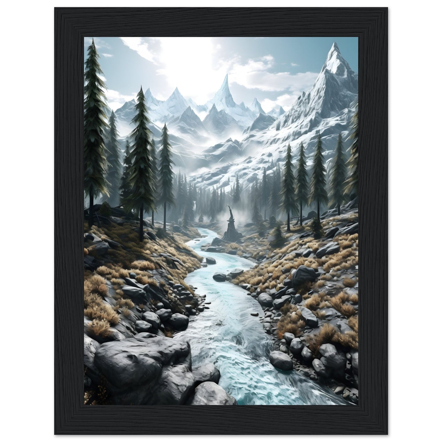 Majestic Peaks - Poster