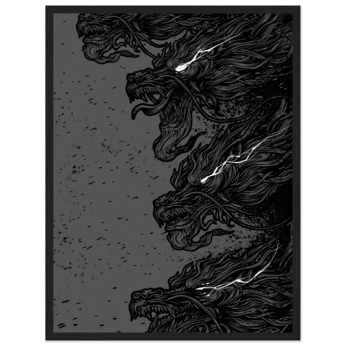 Dark Chinese Dragon - Poster