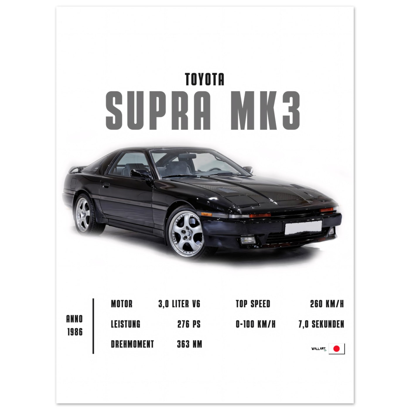 Detailed Supra MK3 - Poster
