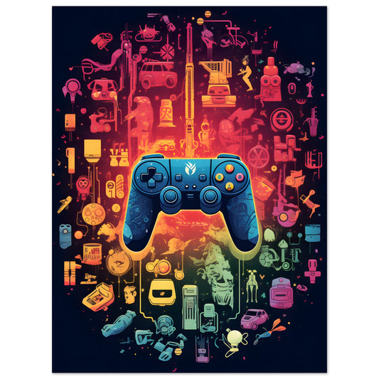 Cyberpunk controller - Poster