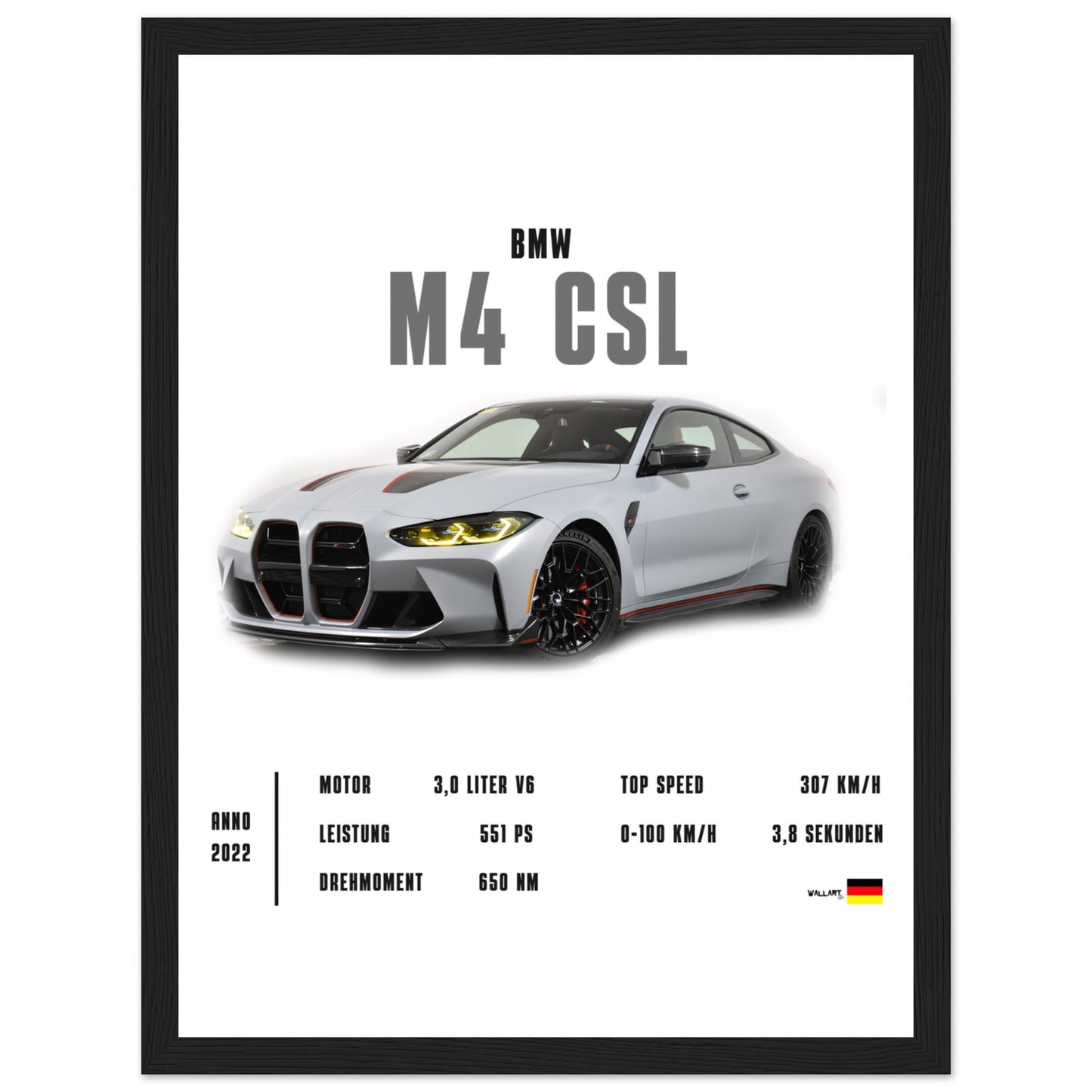 Detailed M4 CSL - Poster