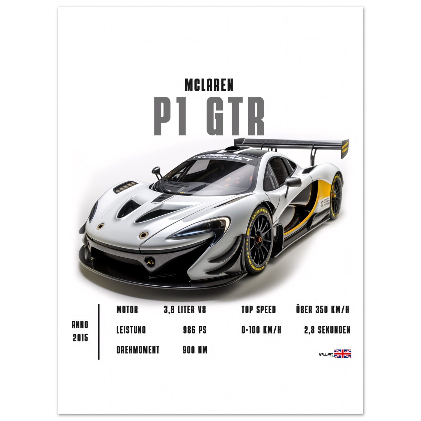 Detailed P1 GTR - Poster