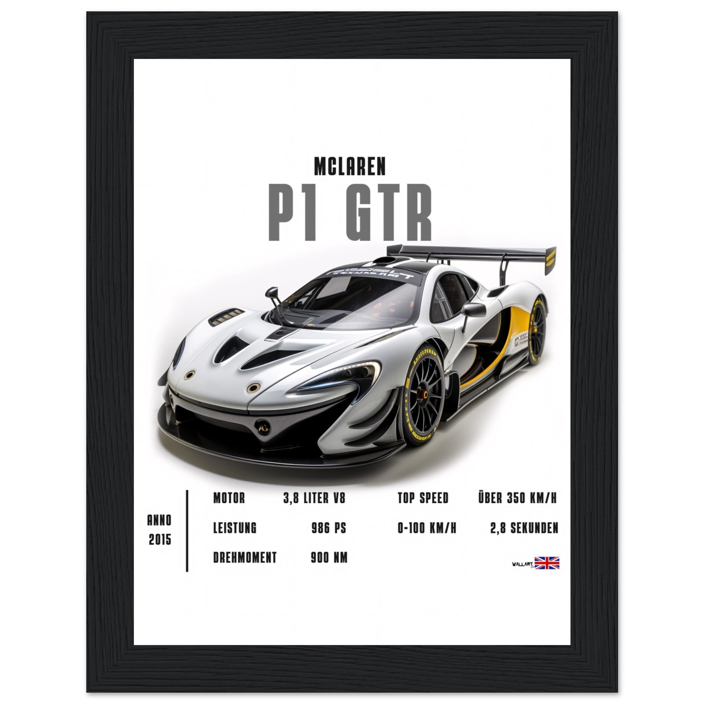 Detailed P1 GTR - Poster