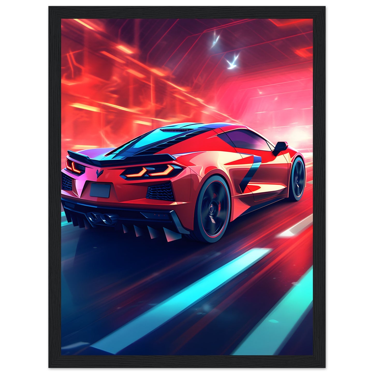 Chevrolet Corvette - Poster