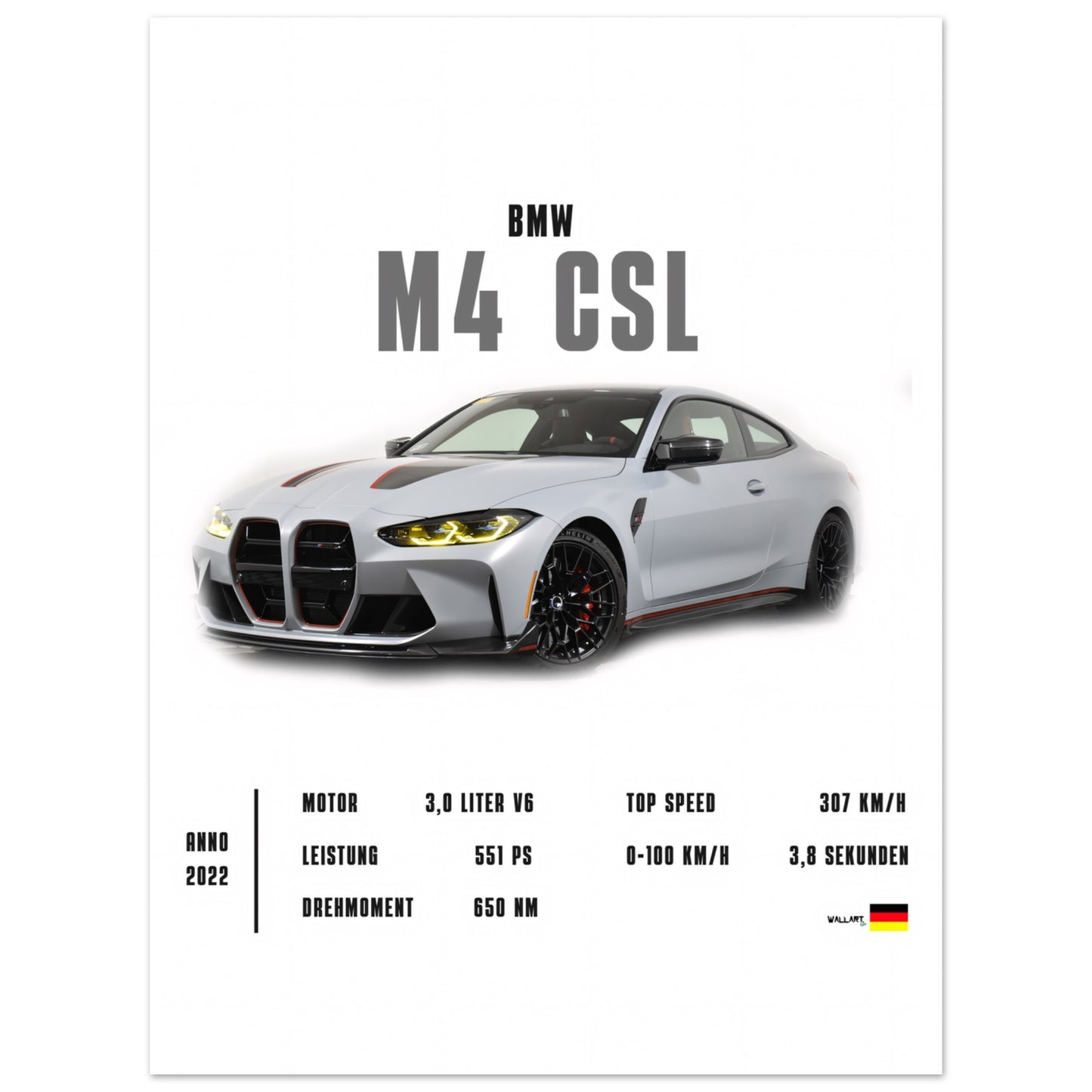 Detailed M4 CSL - Poster