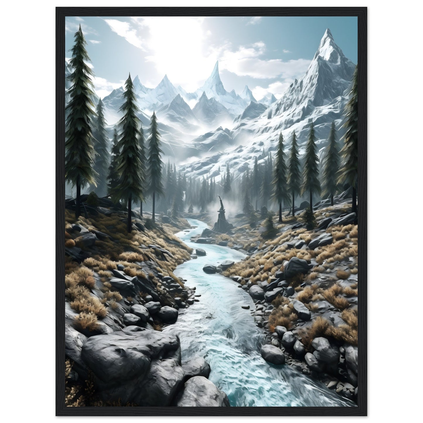 Majestic Peaks - Poster