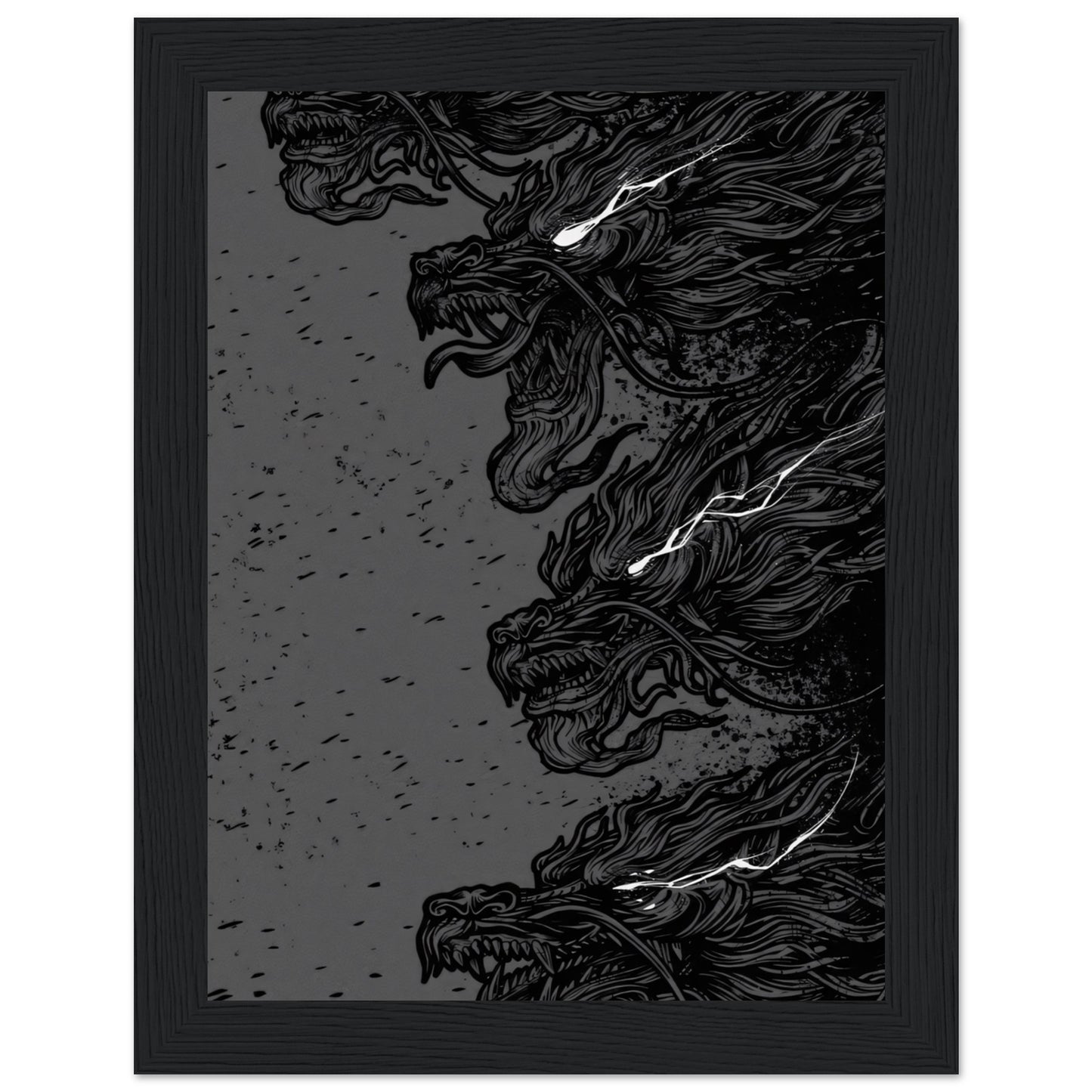 Dark Chinese Dragon - Poster