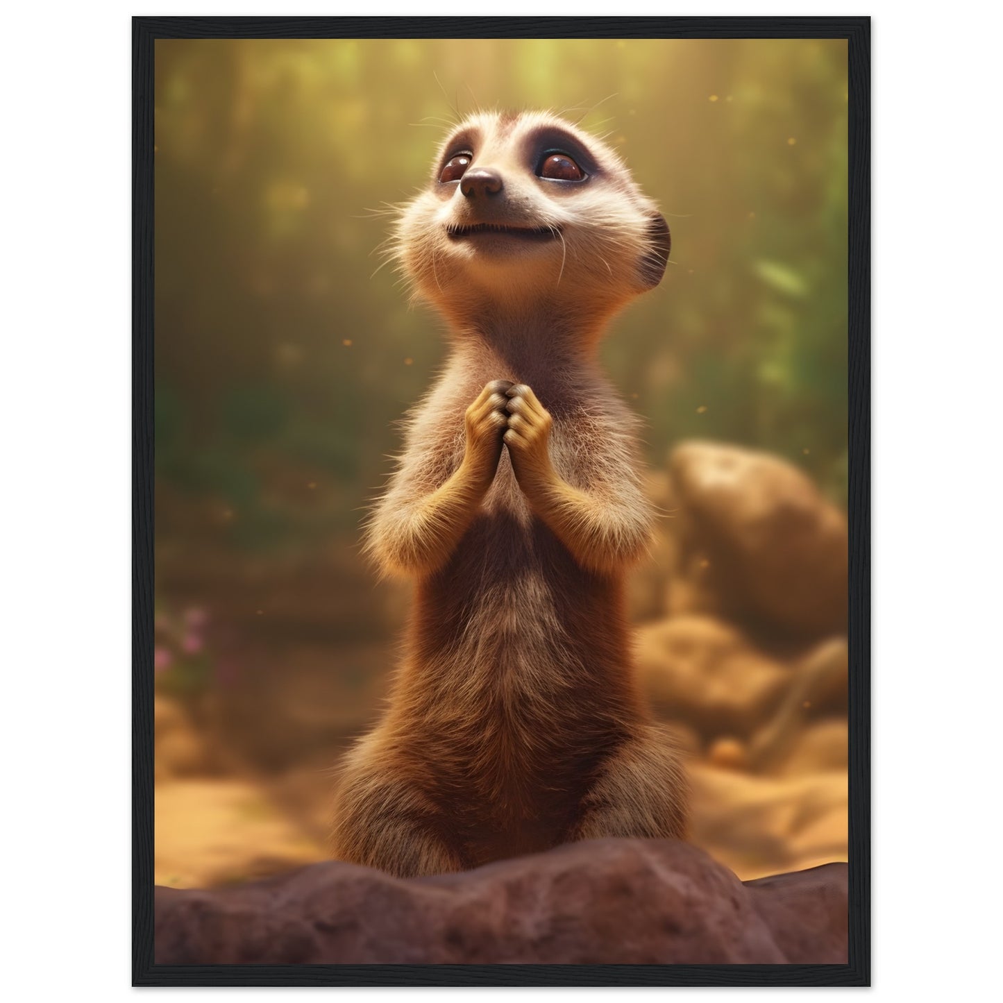 bendición suricata - cartel 