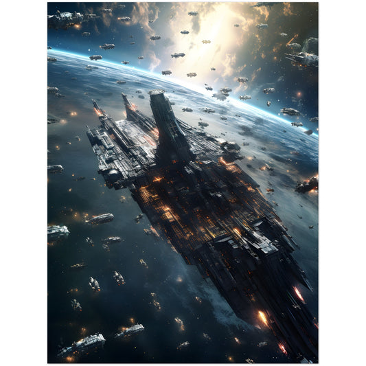 Space Battle War - Poster