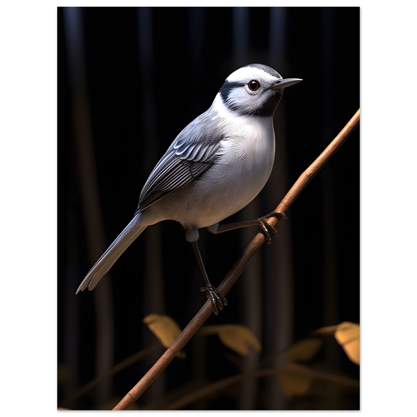 Enchanting Japanese Songbird - Poster