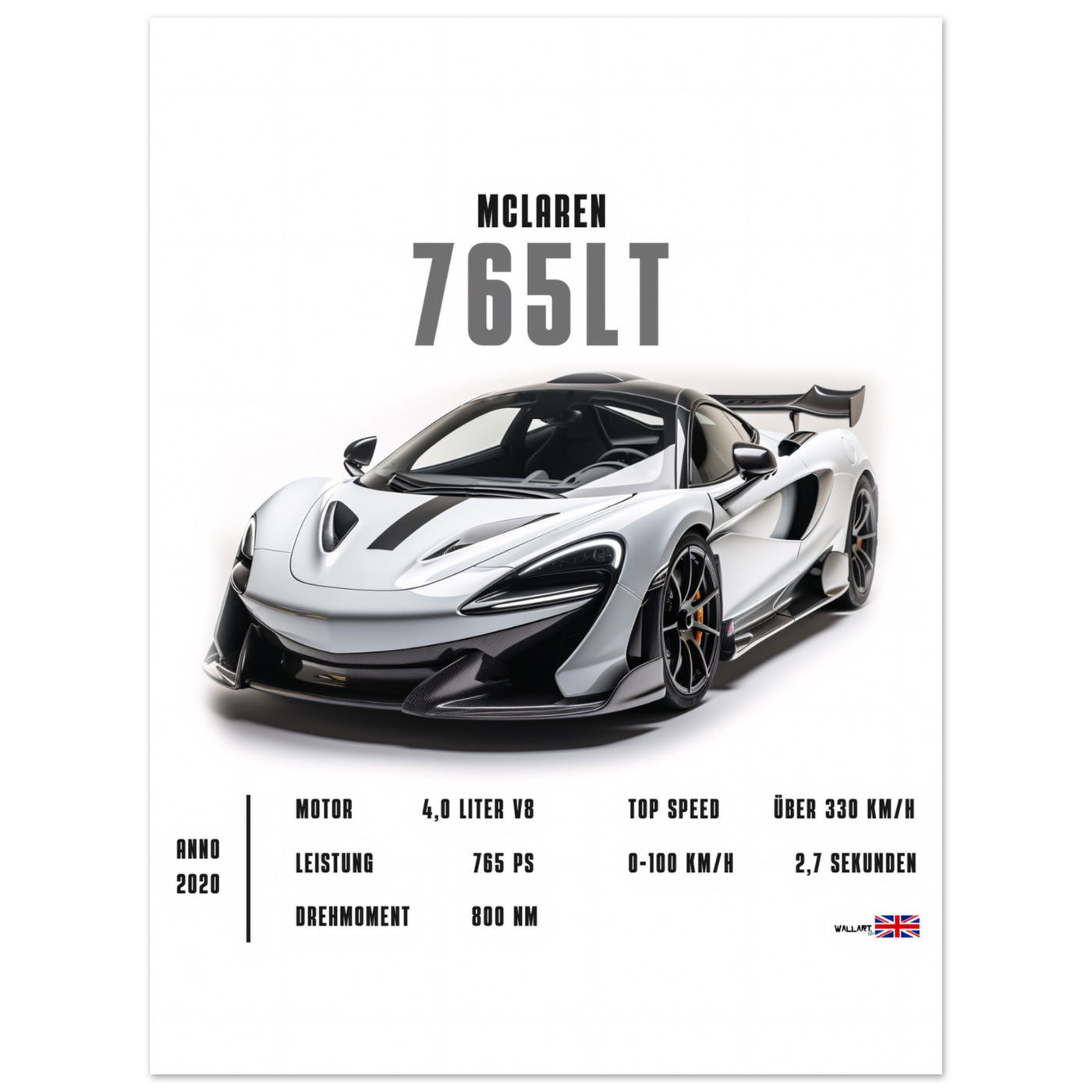 Detailed 765LT - Poster