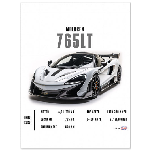 Detailed 765LT - Poster