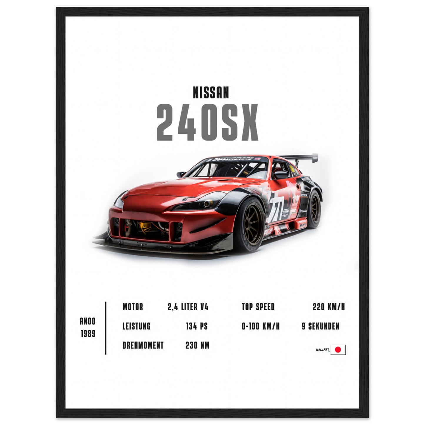 Detailed 240SX - Poster