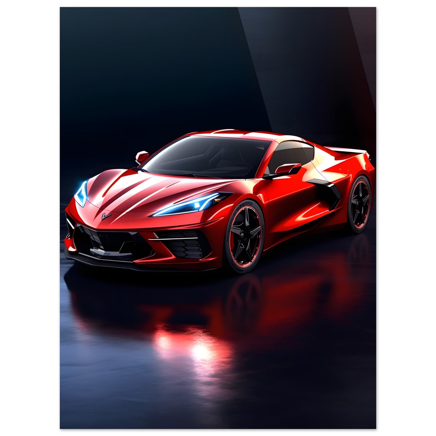 Chevrolet Corvett - Poster