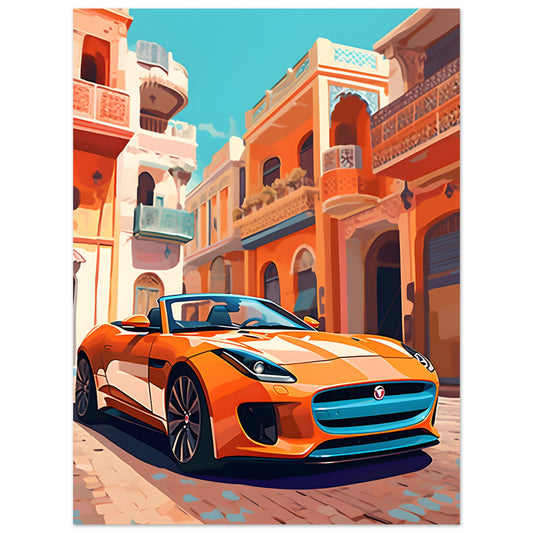 Jaguar F-Type IV - Poster