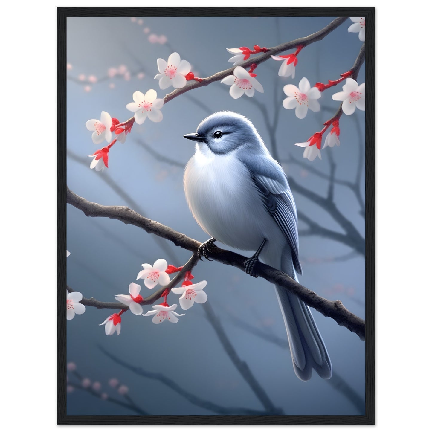 Cherry Blossom Songbird - Poster
