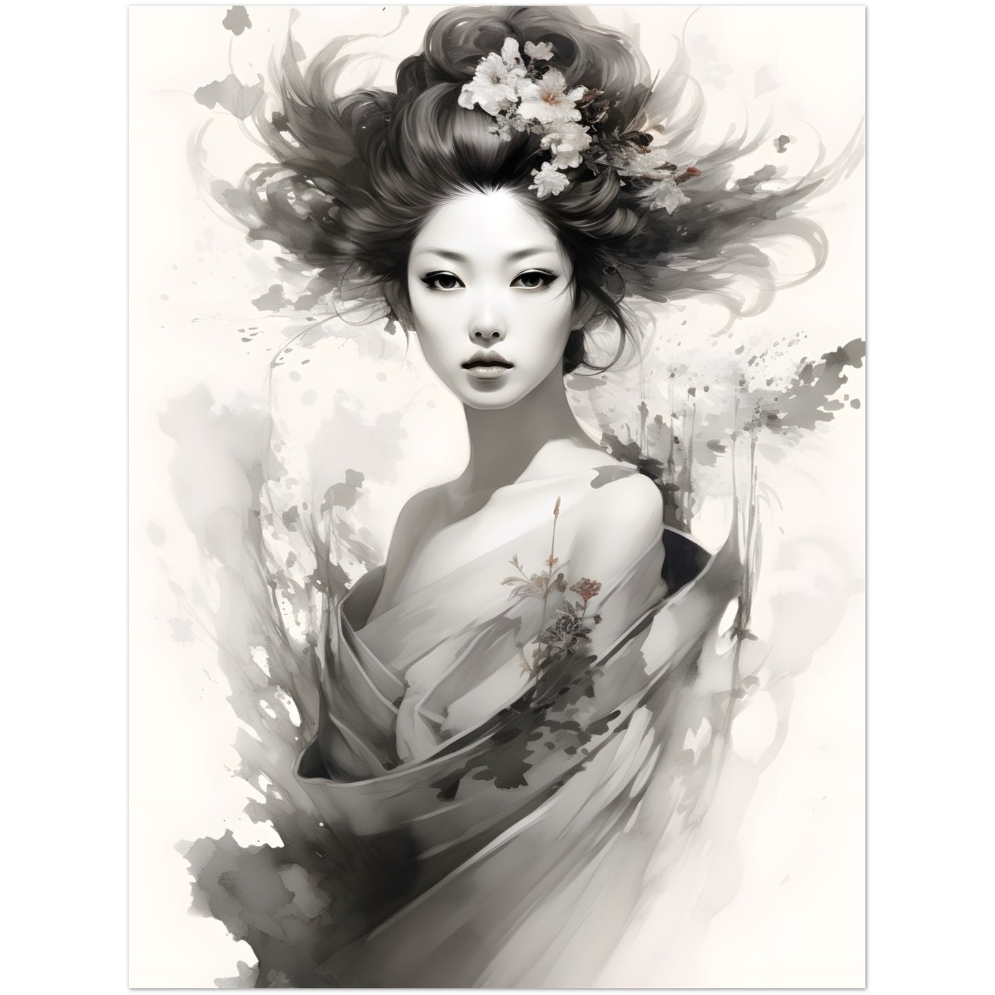 Zen Blossoms - Poster