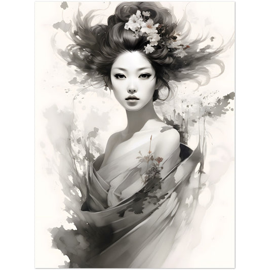 Zen Blossoms - Poster