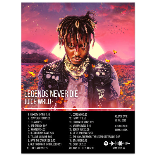 Legends never die - Poster